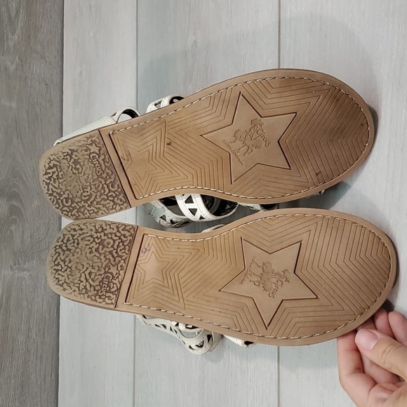 Circus by Edelman Womens Gladiator Ankle Zip Flats shoes sandals sz 9.5M - Picture 9 of 12